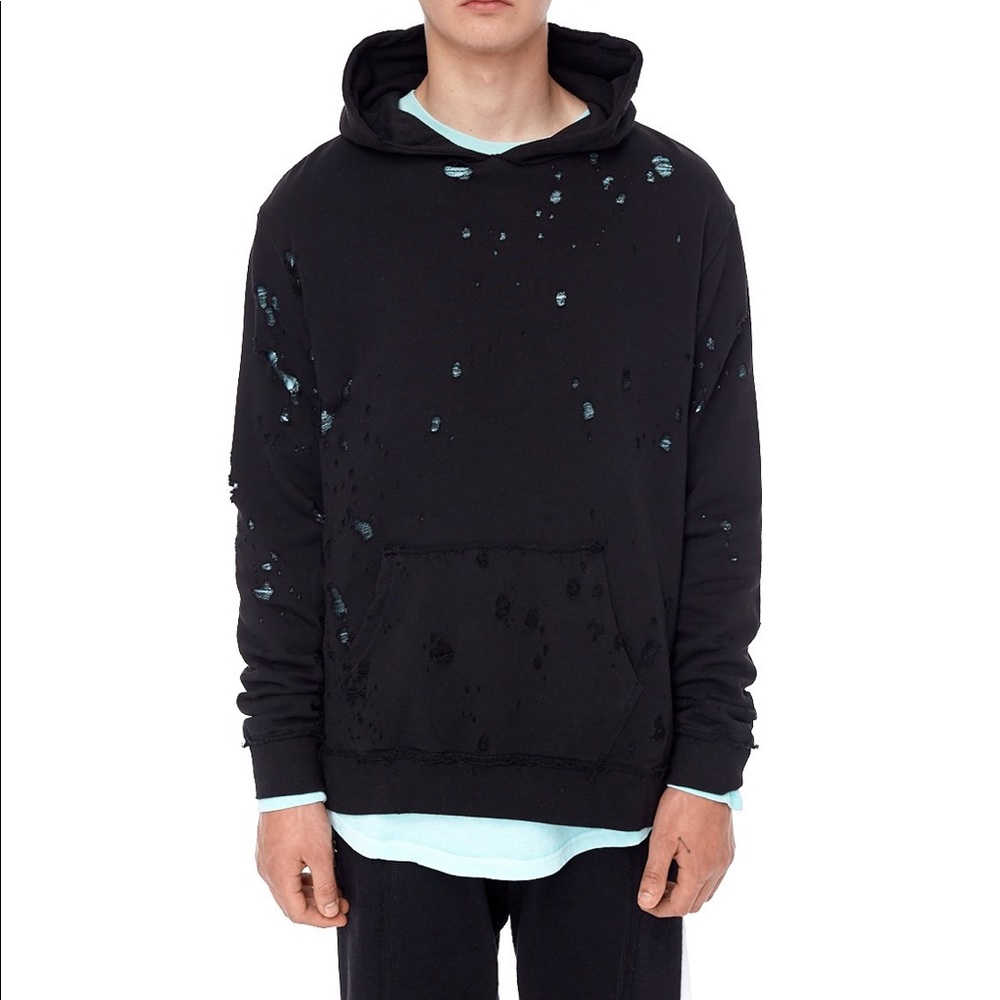 KUWALLA TEE Black LASHES hoodie Small - Picture 1 of 13